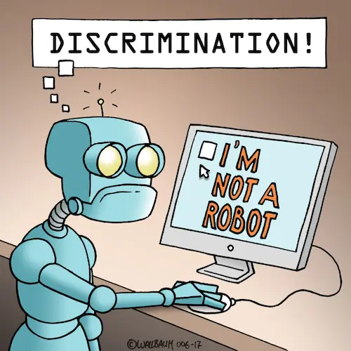 I am not a robot meme